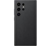 Samsung Galaxy S24 Ultra Funda Protectora Cuero Vegano Negro