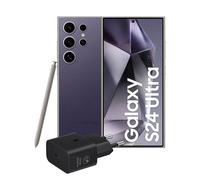Samsung Galaxy S24 Ultra Smartphone AI, Cargador Incluido, Pantalla 6.8" QHD+ Dynamic AMOLED 2X, Cámara 200MP, RAM 12GB, 512GB, 5000mAh, Titanium Violet [Versión italiana]
