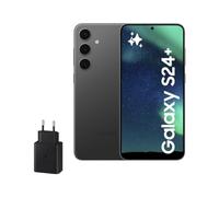 Samsung Galaxy S24+ y Cargador 45W, Móvil con IA, Smartphone Android, 12GB RAM Más Rápida, 256GB Almacenamiento, Cámara 50MP, Gran Pantalla, Batería Larga Duración, Negro Onyx (Versión Española)