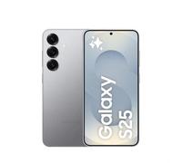 Samsung Galaxy S25 128GB Teléfono Móvil con IA, Galaxy AI, 12GB RAM, Cámara 50MP, Dual SIM, IP68, Garantía del Fabricante 3 Años + 1 Año Extra, Color Gris (Versión Española)