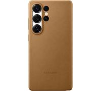 Samsung Galaxy S25 Ultra Funda Trasera Tipo Careta De Cuero Sintético Camel