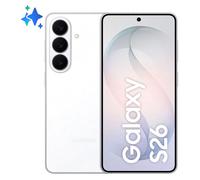 Samsung Galaxy S26 S941 5G 12GB RAM 512GB Blanco - Smartphone Android 16.0 con Pantalla Dynamic AMOLED 2X 6.3" 120Hz, Triple Cámara 50MP, Batería 4300mAh, Dual SIM