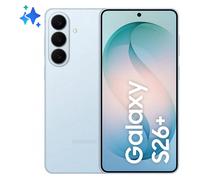 Samsung Galaxy S26+ Smartphone, 6.7" Dynamic AMOLED 2X 120Hz, 12GB RAM 512GB, 5G, Camara Triple 50MP, Bateria 4900mAh, Android 16, Color Azul Sky Blue