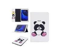 Samsung Galaxy Tab A A6 10.1 T580 T585 Tablet Case, Giant Panda PU Leather Flip Pouch - Card Slots