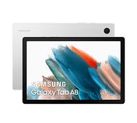 Samsung Galaxy Tab A8, Android Tablet, WiFi, 7.040 mAh Akku, 10,5 Zoll TFT Display, vier Lautsprecher, 32 GB/3 GB RAM, Tablet in Silber