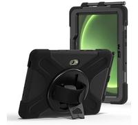 Samsung Galaxy Tab Active5 Pro 10.1" X350 X356B 2025 Funda Caso, Tres Capa Resistente Cuerpo Completo Funda Protectora con Soporte/Correa de Mano/Portalápiz para Galaxy Tab Active5 Pro 10.1" X350