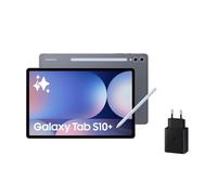 Samsung Galaxy Tab S10+ 512GB + Cargador - Tablet IA, Tableta Android Wifi, 12GB RAM, Pantalla AMOLED, Antirreflejos, S Pen Incluido, Gris (Versión Española)
