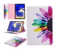 Samsung Galaxy Tab S4 10.5 Funda, SATURCASE Hermoso Patrón Cuero De La PU Capirotazo Billetera Apoyo Bumper Protector Funda Carcasa Case para Samsung Galaxy Tab S4 10.5 SM-T830 T835 (BFP-2)