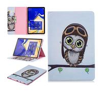 Samsung Galaxy Tab S4 10.5 Funda, SATURCASE Hermoso Patrón Cuero De La PU Capirotazo Billetera Apoyo Bumper Protector Funda Carcasa Case para Samsung Galaxy Tab S4 10.5 SM-T830 T835 (BFP-9)