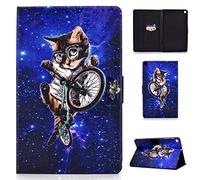 Samsung Galaxy Tab S5e 10.5 Pulgadas Funda de Cuero PU Soporte de la Tapa Soporte de la Tableta Protector con Ranuras para Tarjetas para Samsung Galaxy Tab S5e 10.5 SM-T720 / T725-Spectacle Cat