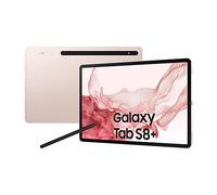 SAMSUNG Galaxy Tab S8+5G, X806B 128 GB Akku: 10090 mAH 12.4 Zoll Qualcomm Snapdragon SM8450 Android12 Pink Gold (Reacondicionado)