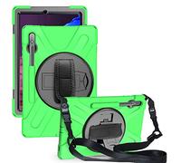 Samsung Galaxy Tab S8 Plus 12.4 X800 X806 Caso, Tres Capa Resistente Cuerpo Completo Funda Protectora con Soporte/Correa de Mano/a Hombro Correa/Portalápiz para Galaxy Tab S8 Plus 12.4 X800 X806