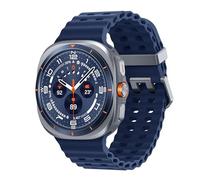 Samsung Galaxy Watch Ultra (47 mm, LTE, azul titanio) con batería de hasta 100 horas | Procesador de 3 nm | GPS dual | Botón rápido/sirena | Cristal de zafiro | 10 ATM e IP68 | Monitor BP y ECG |