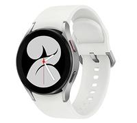 SAMSUNG Galaxy Watch4, Runde Bluetooth Smartwatch, Wear OS, Fitnessuhr, Fitness-Tracker, 40 mm, Silver
