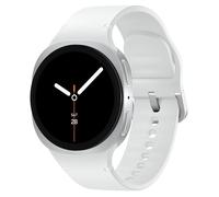 Samsung Galaxy Watch8 - 40 mm - plateado - Smartwatch con correa deportiva - caucho - blanco - talla S/M - Pantalla de 1,34" - 32 GB - NFC, Bluetooth, Wi-Fi - 30 g nuevo