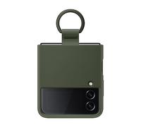 Samsung Galaxy Z Flip4 - Funda de Silicona Oficial con Anillo Color Caqui