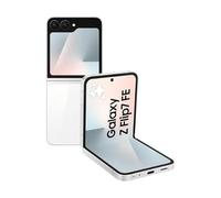 Samsung Galaxy Z Flip7 FE 5G, 8GB 128 GB, teléfono AI, pantalla de cubierta ancha, cámara de 50mp, procesador suave, blanco - [Versiones italiano, húngaro, polaco, rumano, austriaco y suizo]