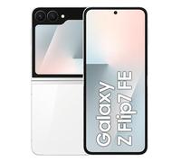 Samsung Galaxy Z Flip7 FE 5G, 8GB 128 GB, teléfono AI, pantalla de cubierta ancha, cámara de 50mp, procesador suave, blanco - [Versiones italiano, húngaro, polaco, rumano, austriaco y suizo]