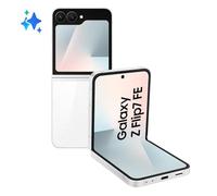 Samsung Galaxy Z Flip7 FE 5G, 8GB 256GB, Teléfono AI, pantalla de cubierta ancha, cámara de 50mp, procesador suave, blanco - [Versiones italiano, húngaro, polaco, rumano, austriaco y suizo]