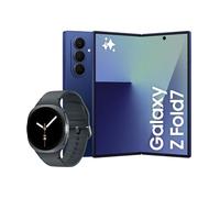 Samsung Galaxy Z Fold7 256GB, Azul Intenso Galaxy Watch8, 40mm, Gris Oscuro (Versión Española)