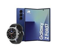 Samsung Galaxy Z Fold7 512GB, Azul Intenso + Samsung Galaxy Watch8 Classic 46mm, Negro (Versión Española)