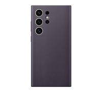 SAMSUNG GP-FPS928HCAVW - Funda protectora de piel vegana para Galaxy S24 Ultra, diseño elegante, protección contra arañazos, versión estadounidense, color morado oscuro