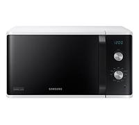 Microondas libre instalación - SAMSUNG MG23K3614AW, 800 W, 6 potencia, 23 l, Blanco