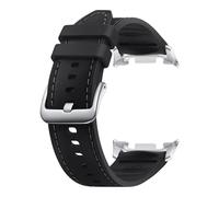 Samsung Hybrid Eco-Leather Band (S/M/L) Correa de piel sintética para Galaxy Fresh8 | Fresh8 Small | Wise8, Black