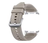 Samsung Hybrid Eco-Leather Band (S/M/L) Correa de piel sintética para Galaxy Fresh8 | Fresh8 Small | Wise8, Taupe