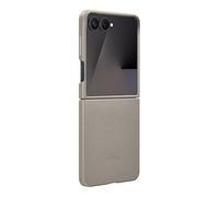 Samsung Kindsuit EF-VF766 - Funda para Galaxy Z Flip7, diseño de Piel, antiarañazos, Color marrón