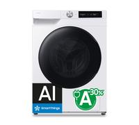 Samsung Lavasecadora AI 9Kg/6Kg Autodosificación Clase D/A Blanca WD90HG6U94BEU3 - Blanco, Blanco