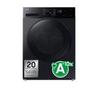 Samsung Lavasecadora con fondo reducido 9kg/5kg AI Ecobubble™ Clase E/A-10% Negra WD90DG5G34BBEC - Negro, Negro