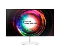 Samsung LC32H711 - Monitor curvo de 32" (WQHD, QLED, 2560x1440, 4ms, FreeSync, Flicker Free), blanco