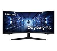 SAMSUNG LC34G55 - Monitor Gaming Curvo de 34" UltraWide QHD, Resolution 3440x1440, 1 ms, 165 Hz, 1000R, FreeSync, LED, VA, 21:9, 3000:1, 250 CD/m2, 178 Grados, HDMI, Color Negro