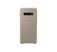 Samsung Leather Cover, funda oficial para Samsung Galaxy 10+, color gris
