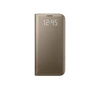 Samsung Led View Cover - Funda para Samsung Galaxy S7 Edge, color dorado