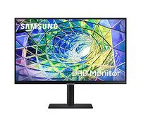 Samsung LS27A800UJUXEN - Monitor profesional de 27" 4K UHD (3840 x 2160, IPS, 5ms, Eye Saver, Flicker free, Ajustable en altura, inclinación, giro y pivote, HDR10 & USB C), Negro