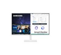 Samsung LS27AM503NUXEN - Monitor Samsung Smart M5 de 27'' Full HD, Blanco,1920x1080, Altavoces, Conectividad Móvil, Mando a Distancia y Aplicaciones de Smart TV (Netflix, Prime TV, Youtube)