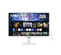 Samsung LS27FM501EUXEN- Smart Monitor M5 de 27" IPS (1920 x 1080, 16:9, 60Hz, 5ms, Modo Eye Saver, Gaming Hub, Knox Security), Blanco, Versión 2025