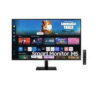 Samsung LS32DM500EUXEN - Smart Monitor M5 de 32" Full HD (1920 x 1080, 16:9, 60Hz, 4ms, AMD FreeSync, Modo Eye Saver, Flicker Free), Negro, Versión 2024
