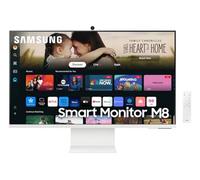 Samsung LS32DM801UUXXU - Monitor inteligente 4K Ultra HD HDR10 de 32 pulgadas con altavoces | USB-C | HDMI | WiFi | Bluetooth | Hub inteligente para transmisión de TV | Hub de juegos | Blanco