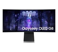 Samsung G85SB pantalla para PC 86,4 cm (34") 3440 x 1440 Pixeles UltraWide Quad HD OLED Plata