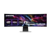 Samsung LS49CG954SUXEN - Monitor Odyssey OLED G9 G95SC de 49", con Neo Quantum Processor Pro, Tecnología OLED, 240Hz y 0,03 ms Tiempo de Respuesta, Smart TV, Gaming Hub, Freesync Premium Pro, Plata