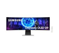 Samsung Odyssey G9 S49DG954SU 49" Dual QHD 240Hz OLED Curvo Gaming Hub FreeSync Smart TV Ajustable Plata