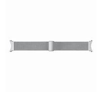 Samsung Milanese - Correa de Reloj Inteligente de Acero Inoxidable para Galaxy Watch4, Watch5, Watch6 44 mm, Plata