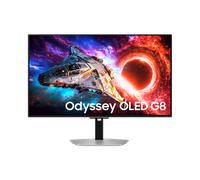 Samsung Monitor Gaming 32" Odyssey OLED G8 G80SH 4K 240Hz Plano - Plateado, Plateado