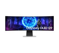 Samsung Monitor Gaming 49" Odyssey G9 G95SD OLED DQHD 240Hz Curvo - Plateado, Plateado