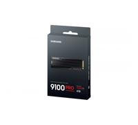 SAMSUNG Memoria MZ- VAP1T0BW 9100 PRO SSD interno con disipador de calor de 4 T PCIe® 5.0 x4, NVMe™ 2.0, memoria diseñada para profesionales y gamers, compatible con PC, consola móvil y juegos