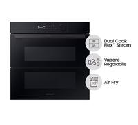 SAMSUNG NV7B5760WBK Horno A Vapor 76L Dual Cook Flex Negro CL.A+