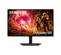 Samsung Odyssey G5 Monitor Gaming (S27FG506EU), Flat, 27", 2560x1440 (QHD), IPS, 180 Hz, 1ms, Compatibilidad G-Sync, HDMI, Display Port, Entrada de audio, HAS, Pivot